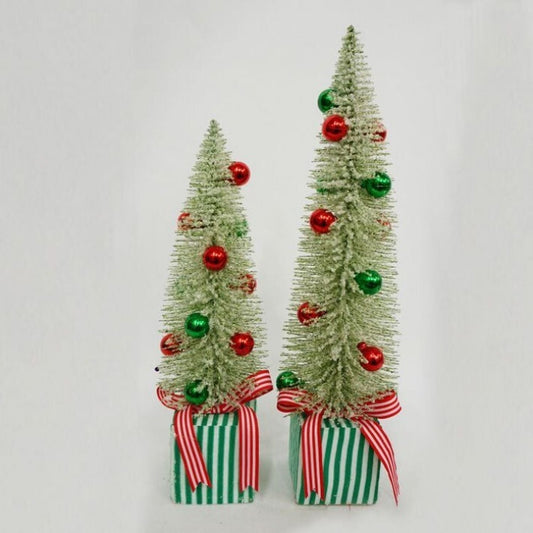 Regency International 12.5-15" Bristle Tree On Gift Box, Set Of 2