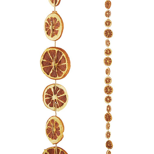 Raz Imports 2022 Holiday In Provence 5.5' Orange Slice Garland