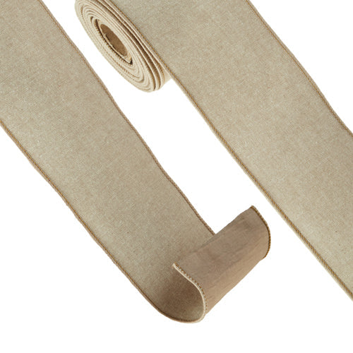 Raz Imports Ribbon 2023 Linen Wired Ribbon