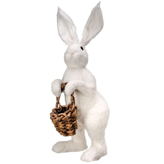 Regency International Display Easter Bunny Holding Basket 28"