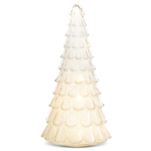 Raz Imports 2023 Winter Frost 15.5" White Lighted Tree