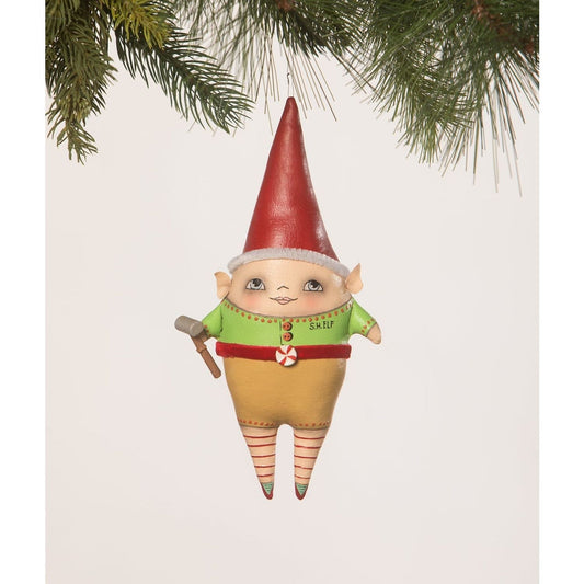 Bethany Lowe Santa's Helper Elf Ornament