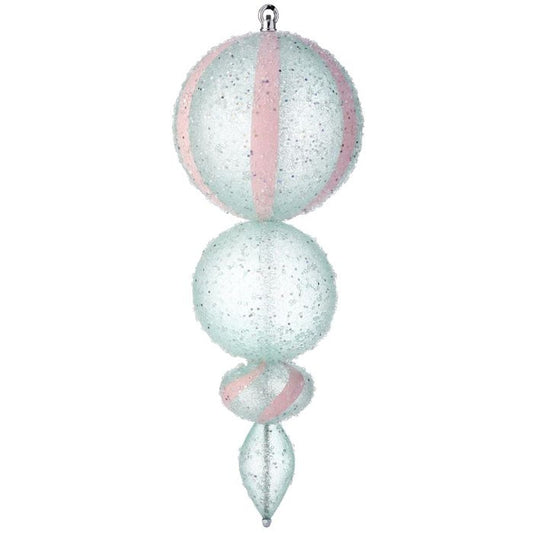 Regency International 21"Iced Candy Finial Ornament  Kd