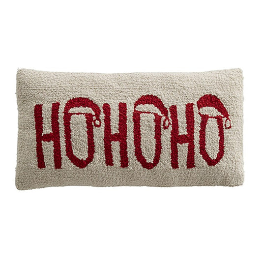 Raz Imports 2022 No Place Like Home 24" Ho Ho Ho Lumbar Pillow