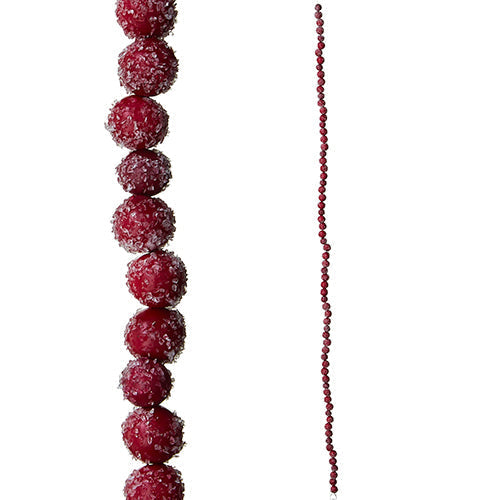 Raz Imports Sleigh Bells 4' Sugared Berry Garland