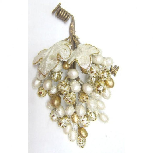 Regency International 13" Micro Beaded Grape Cluster Ornament