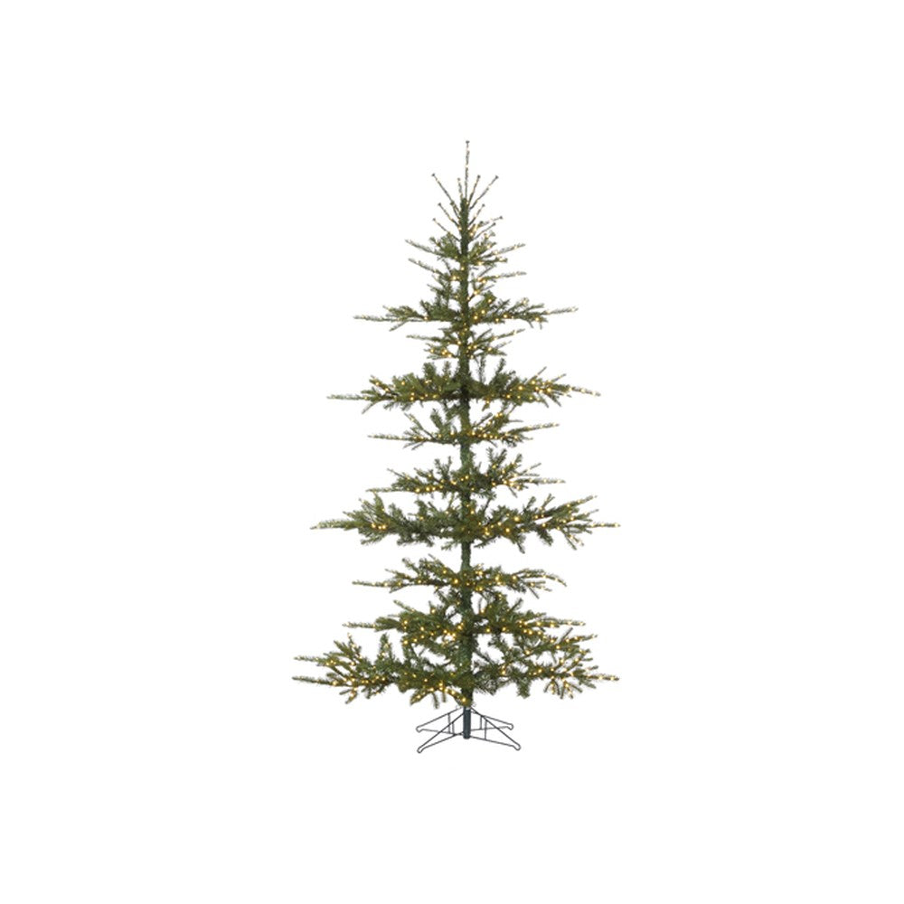 Raz Imports 2021 Greenery 7.5-Foot Pre-Lit Green Noble Fir Tree