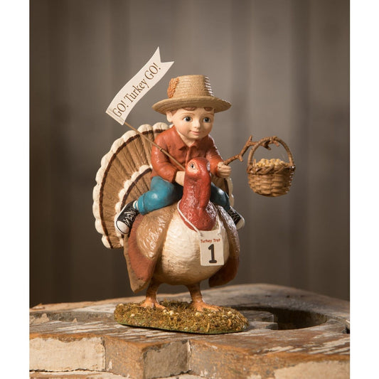 Bethany Lowe Turkey Trot Tucker Figurine