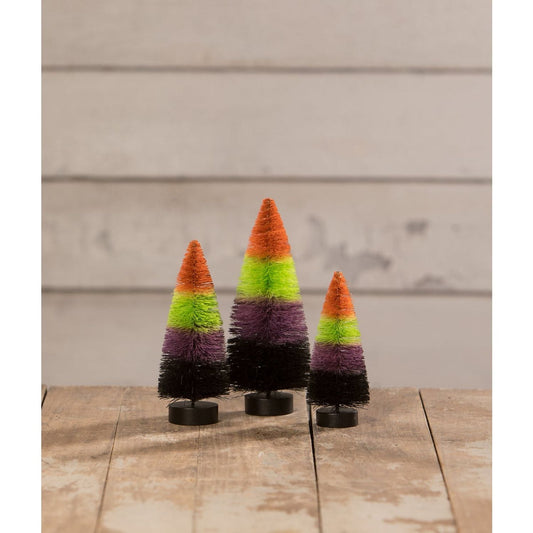 Bethany Lowe The Brighter Side Halloween Trees, Set Of 3