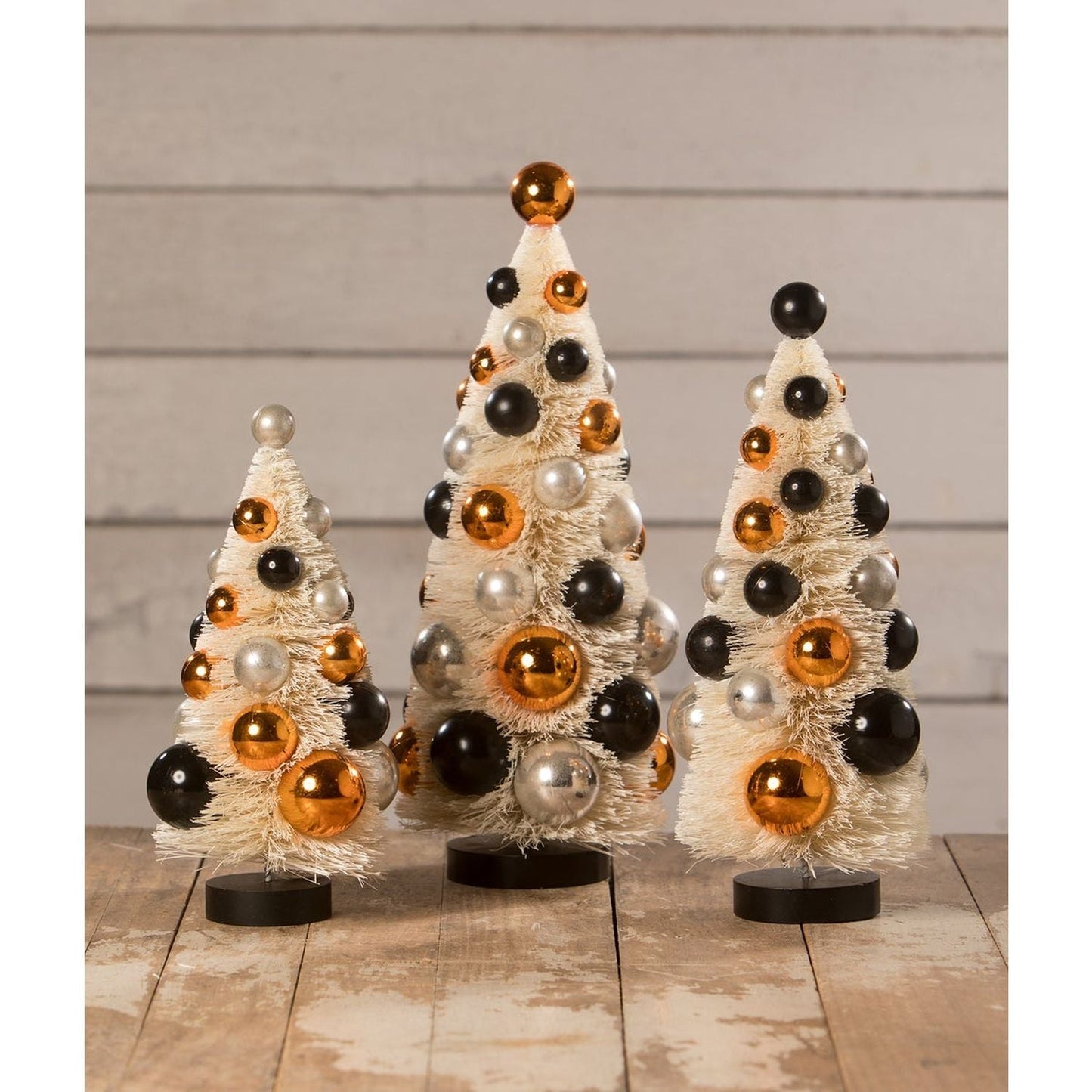 Bethany Lowe Halloween Polka Dot Trees, Set Of 3