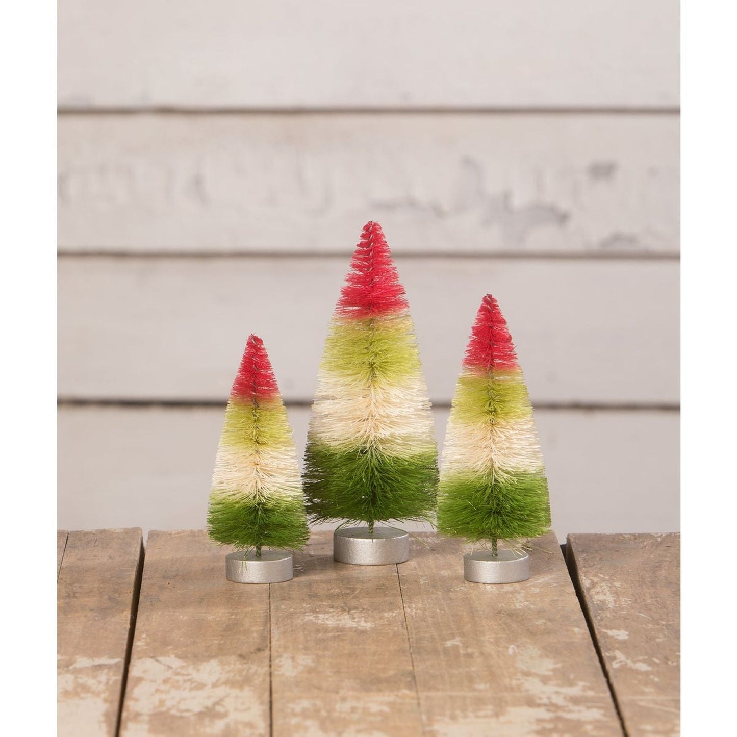 Bethany Lowe The Jolly Side Of Christmas Trees, Set Of 3