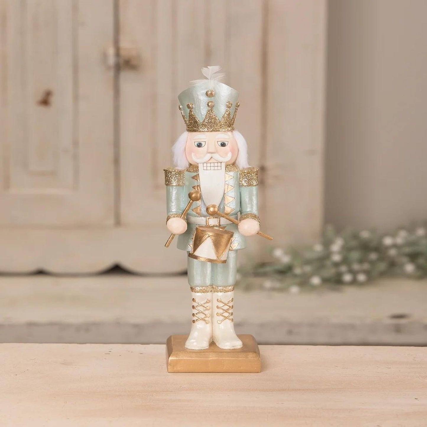 Bethany Lowe Blue Pastel Nutcracker