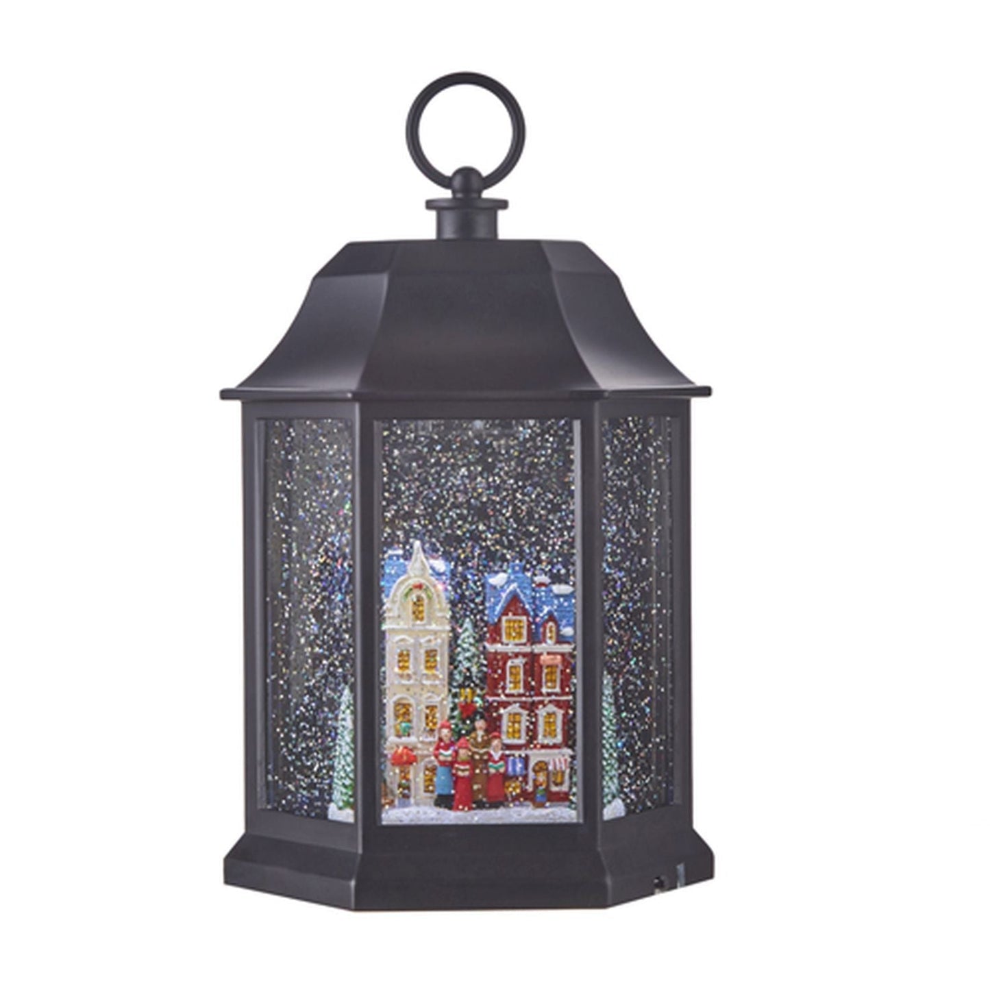 Raz Imports Holiday Water Lanterns 10.75" Town Home Lighted Water Lantern