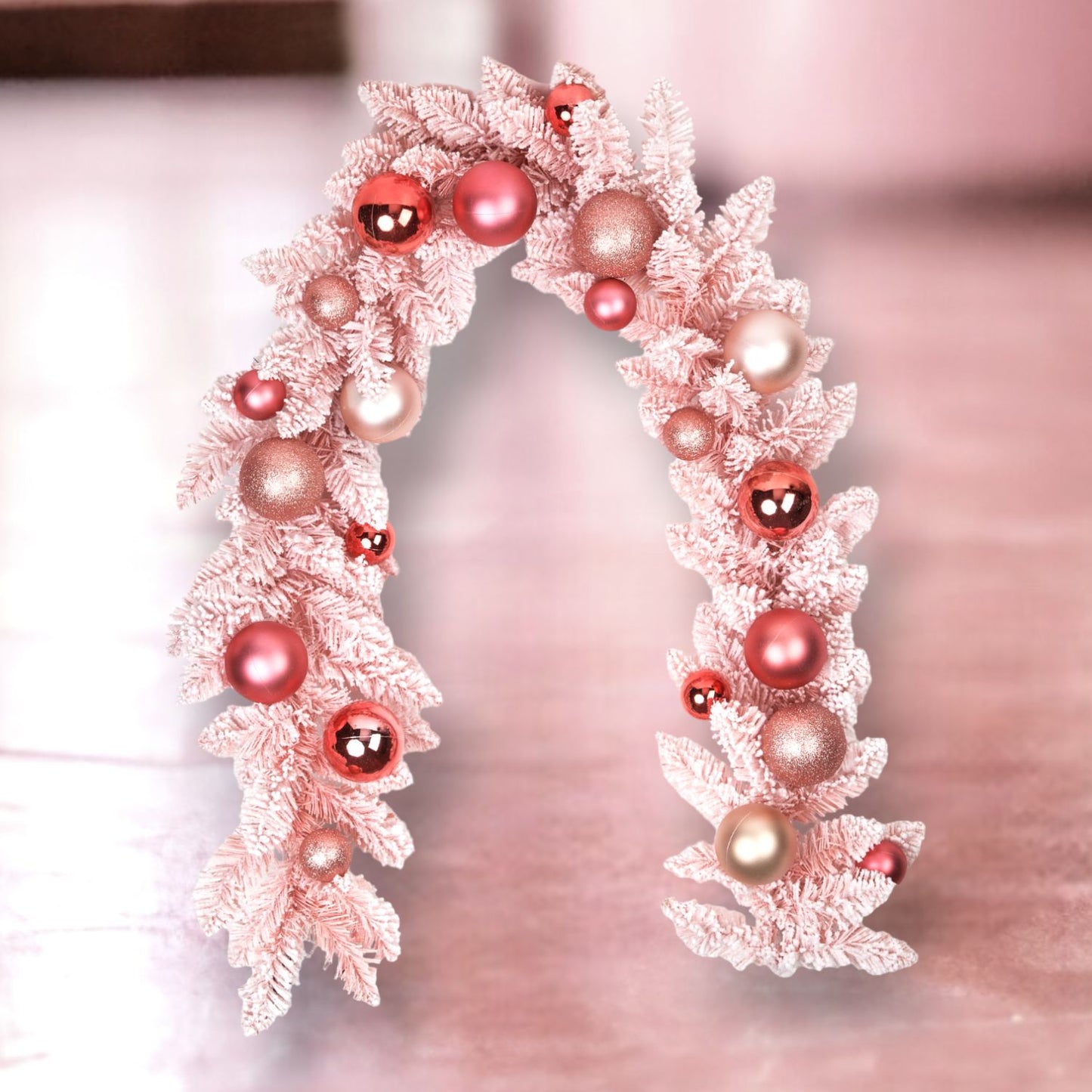 December Diamonds Candy Towne Pink Multicolor Garland