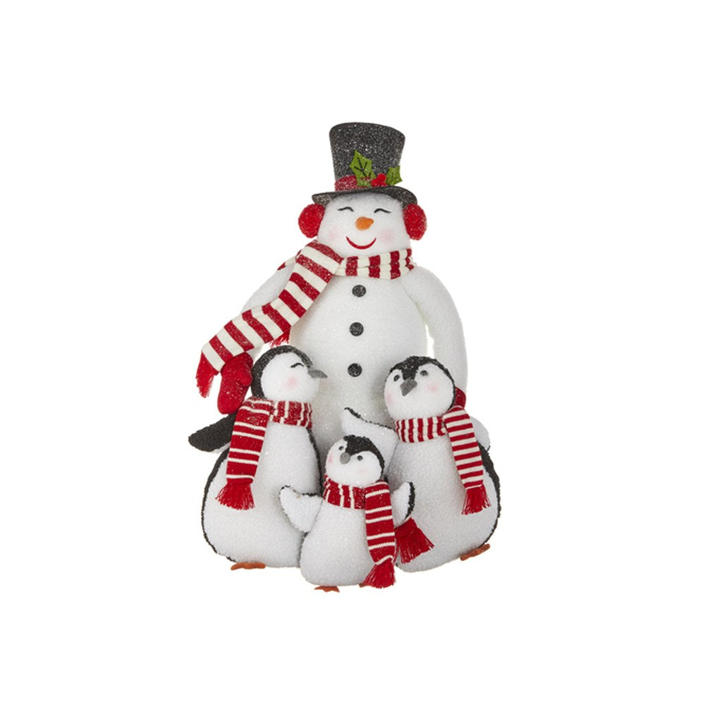 Raz Imports 2021 Snowed In 25.5-inch Winter Friends Figurine.