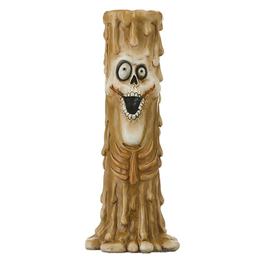 Raz Imports 2022 Carving Time 8.25" Skeleton Candle Holder