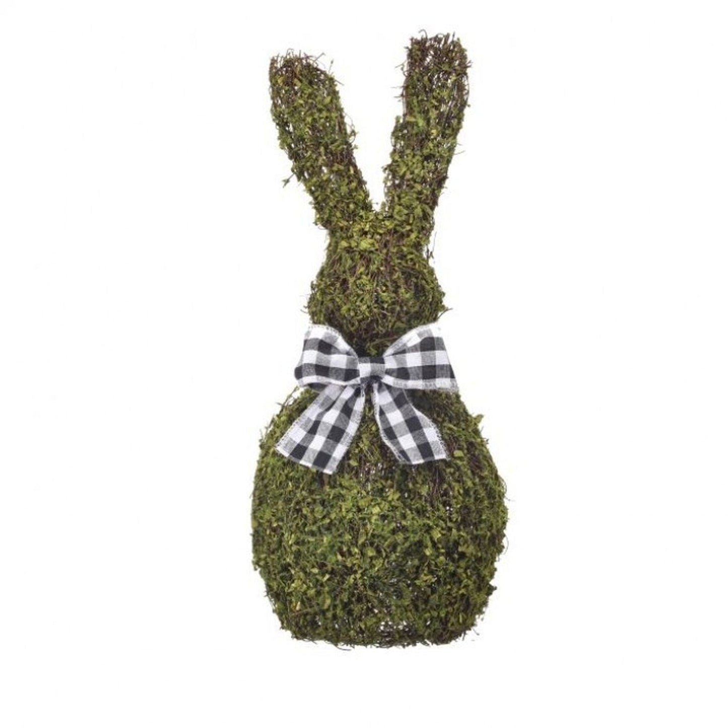 Regency International Mossed Twig Bunny With Ribbon