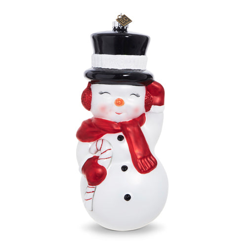 Raz Imports Eric Cortina 2023 8" Snowman Blow Mold Ornament