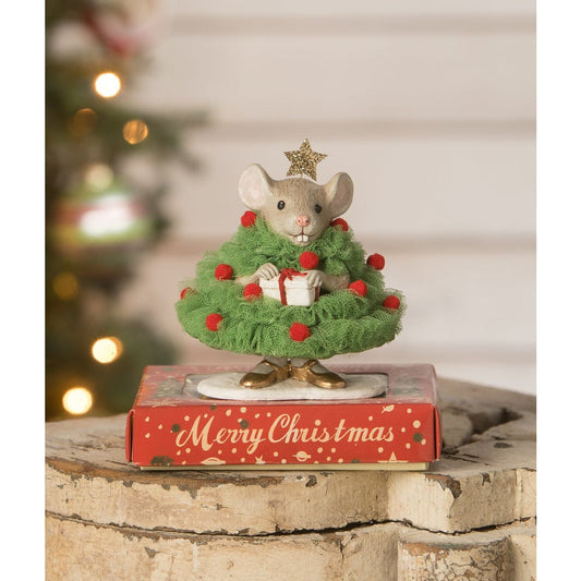 Bethany Lowe Jolly Tree Pixie Mouse Figurine