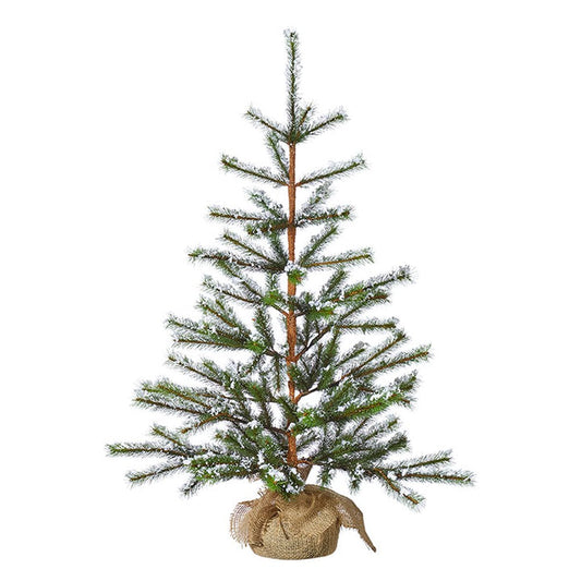 Raz Imports Greenery Snowy Pine Tree in Bag