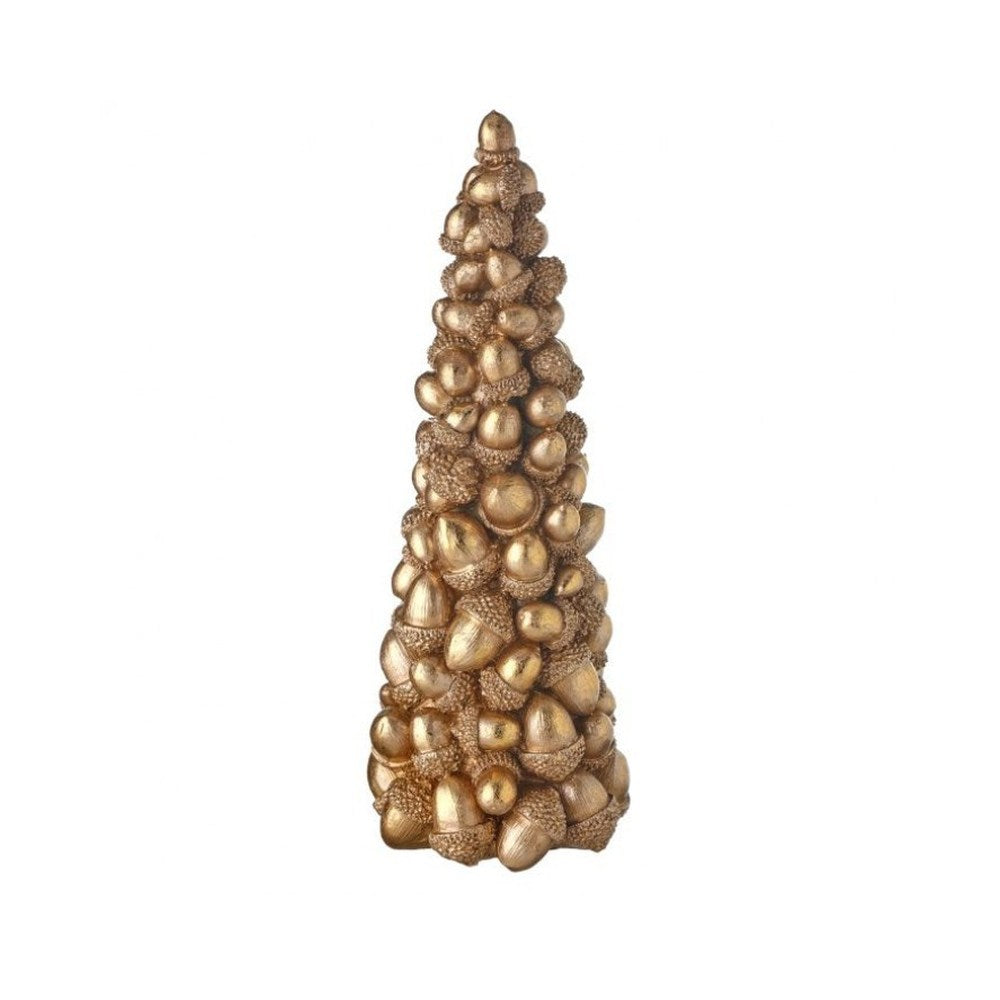 Regency International Antique Acorn Cone Tree, 12 inches, Harvest Mix