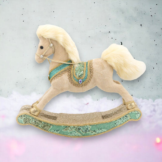 December Diamonds Wonderland 16-Inch Rocking Horse