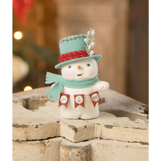 Bethany Lowe 'Joy To The World' Snowman Figurine