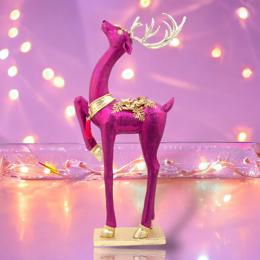 December Diamonds Citrus Sweets 27-Inch Purple Deer Prancing