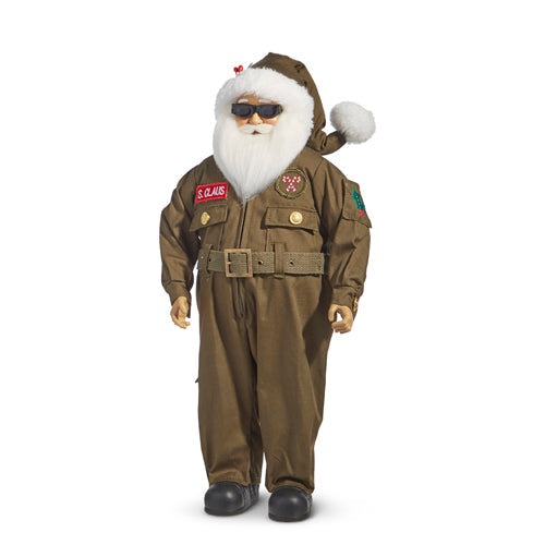 Raz Imports 2023 Holiday Heroes 18" Air Force Santa