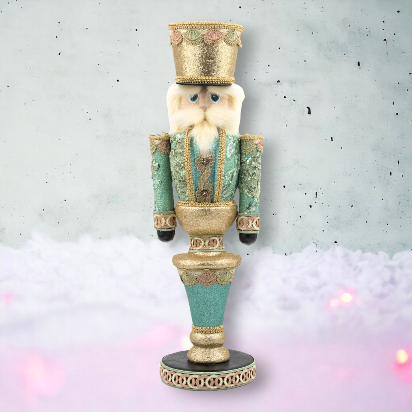 December Diamonds Wonderland 24-Inch Nutcracker, Green