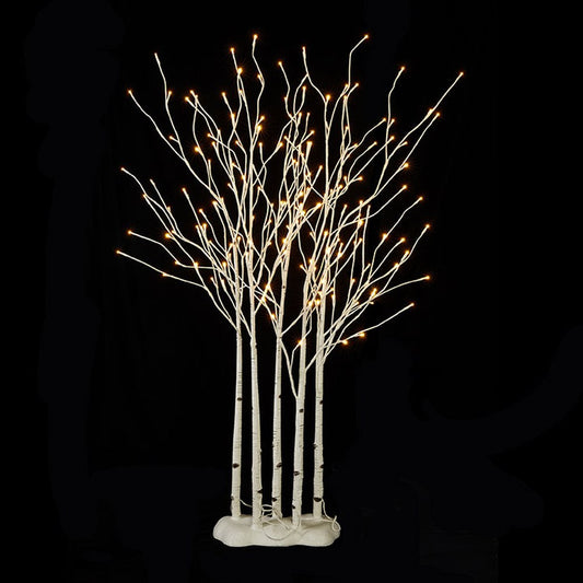 Raz Imports Lights 4' Birch Lighted Grove On Rounded Base