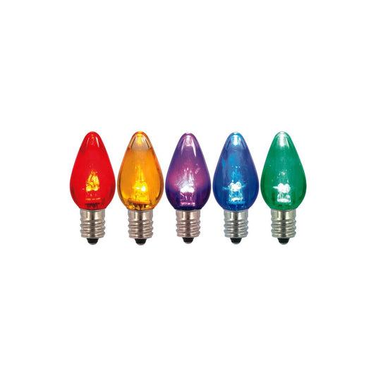 Vickerman C7 Multi Transparent Led Bulb 25 Per Bagox