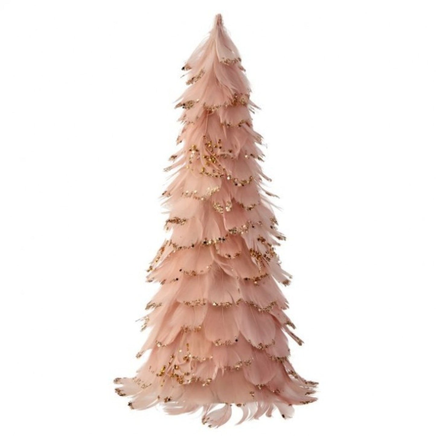 Regency International Glitter Tip Feather Cone Tree