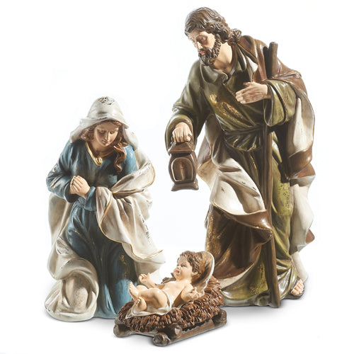 Raz Imports 2023 Holiday House 12.5" Holy Family, Set of 3