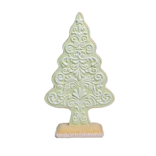 Green Gingerbread Tree Large Figurine