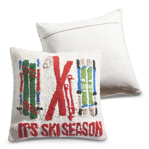 Raz Imports 2023 Dashing Through The Snow 18" Ski Season Pillow