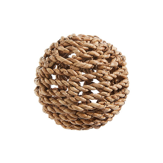 Raz Imports 2023 New Traditions 5" Woven Rattan Ball.