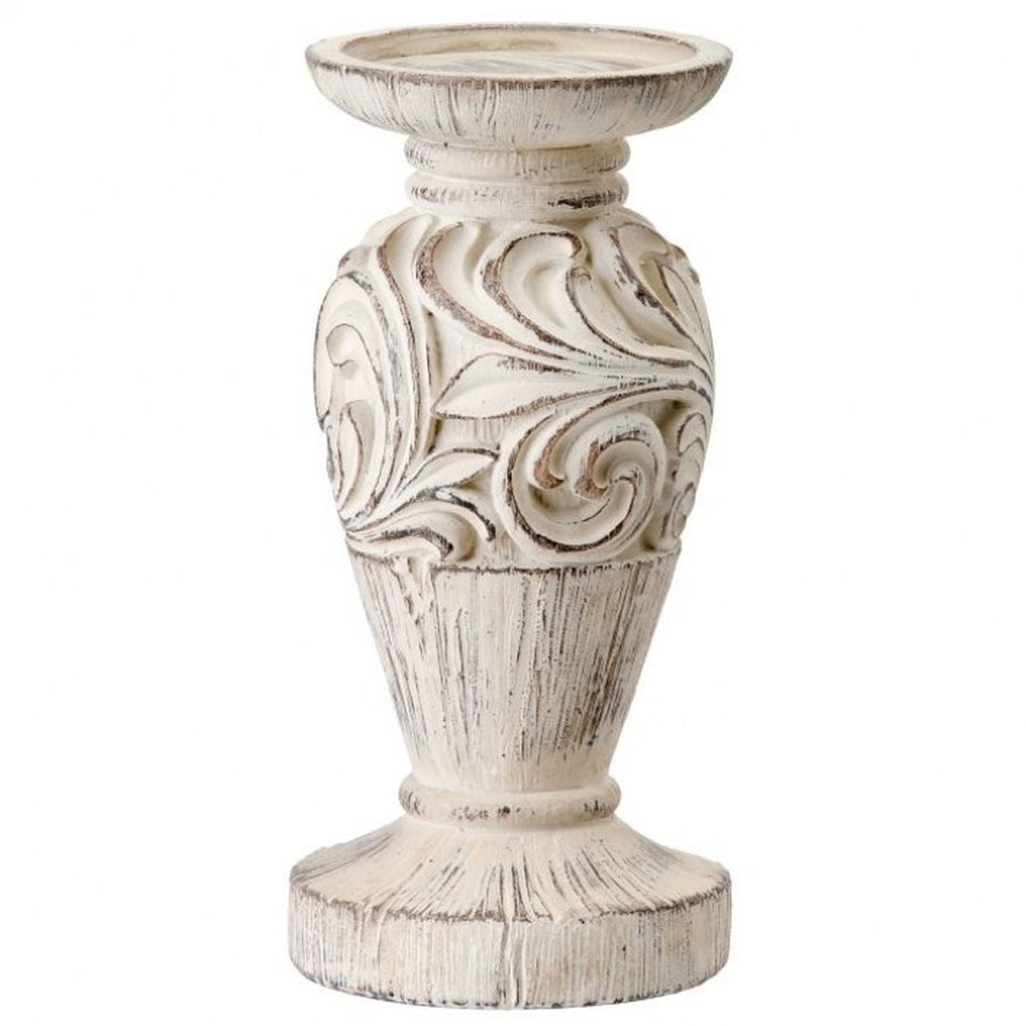 Regency International Resin Scroll Candle Pillar