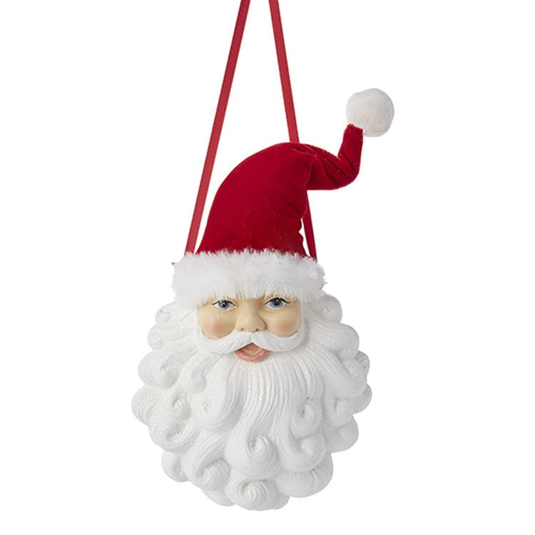 Raz Imports 2022 No Place Like Home 7.5" Santa Face Ornament