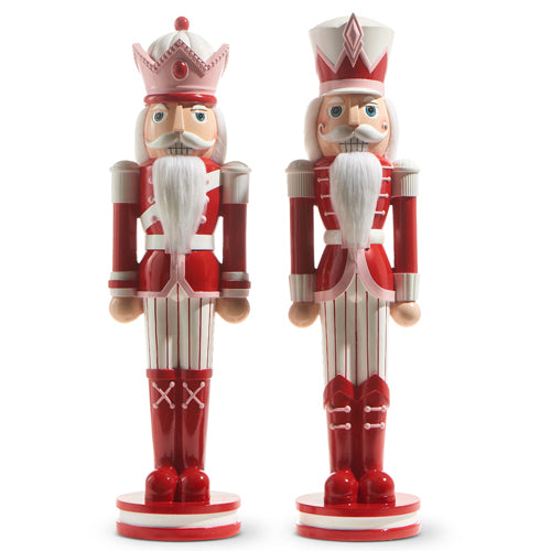 Raz Imports 2023 Jingle & Cocoa 23.75" Peppermint Nutcracker, Asst of 2