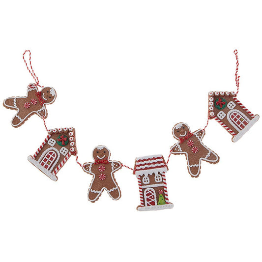 Raz Imports Kringle Candy Co. 30" Gingerbread Garland