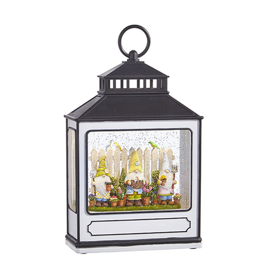 Raz Imports 2023 Spring Water Lanterns 10.5" Garden Gnome Lighted Water Lantern