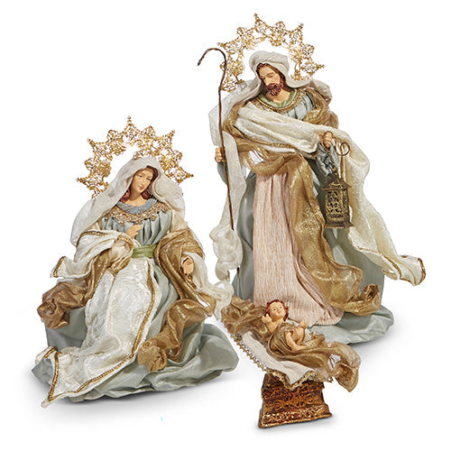 Raz Imports 2023 Celebrate The Season 16.5" Holy Family, Set of 3