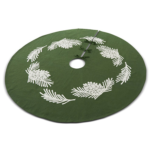 Raz Imports 2023 Holiday House 52" Pinecone Tree Skirt