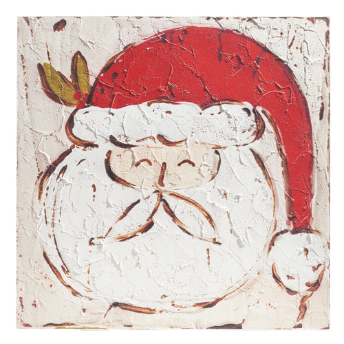 Raz Imports 2023 Heartfelt Holiday 19.5" Santa Face Wall Art