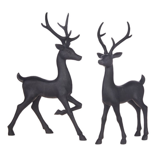 Raz Imports Winter Botanicals 16.25" Deer, Assortment of 2