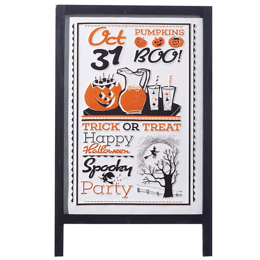 Raz Imports Halloween Party 24.5" Halloween Party Sandwich Board