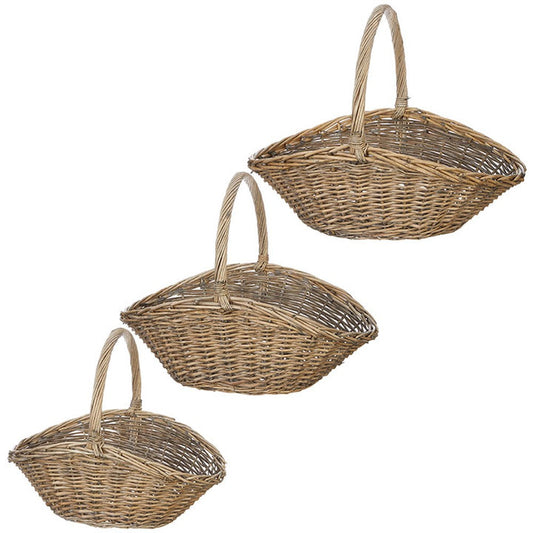 Raz Imports Farm To Table 24.5" Basket, Set of 3