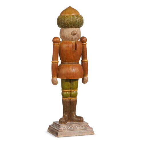 Raz Imports 2023 Holiday House 14" Acorn Hat Nutcracker