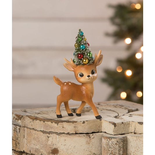 Bethany Lowe Merry & Bright Reindeer Figurine